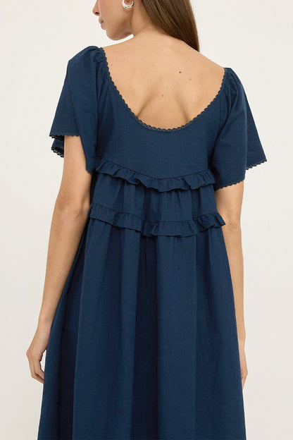 Sea La Vie Midi Dress | Navy