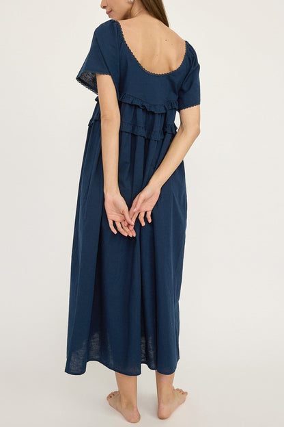 Sea La Vie Midi Dress | Navy