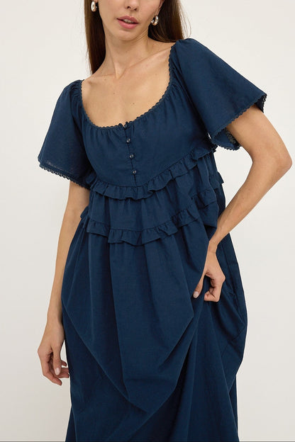 Sea La Vie Midi Dress | Navy