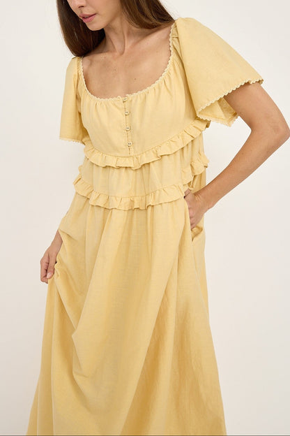 Sea La Vie Midi Dress | Sunshine