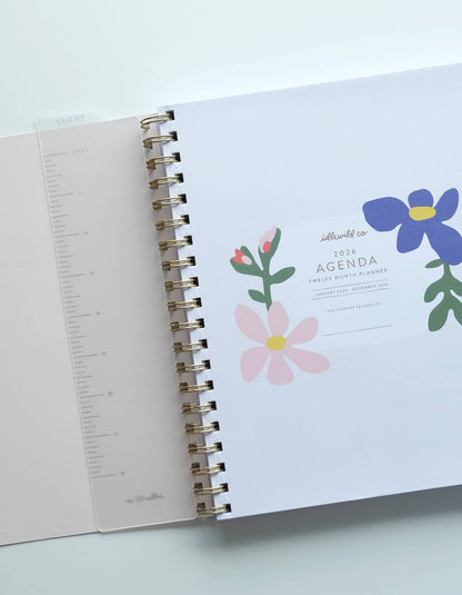 2026 Fullsize Softcover Planner | Primary Blooms