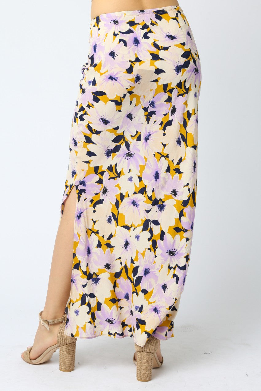 Tilly Floral Midi Skirt