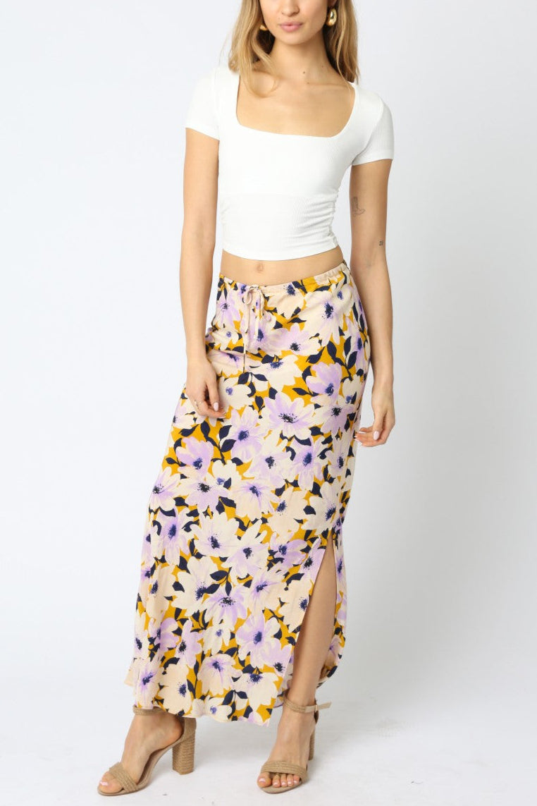 Tilly Floral Midi Skirt