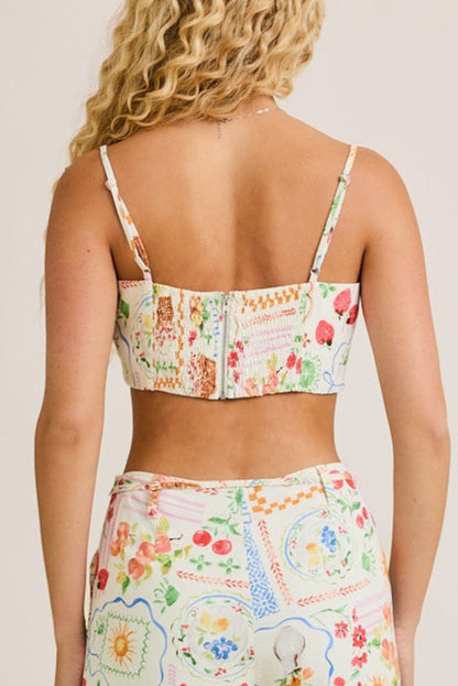 Just Peachy Micro Crop Top