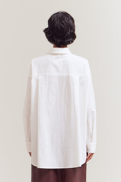 Oversized Button Up | Off White