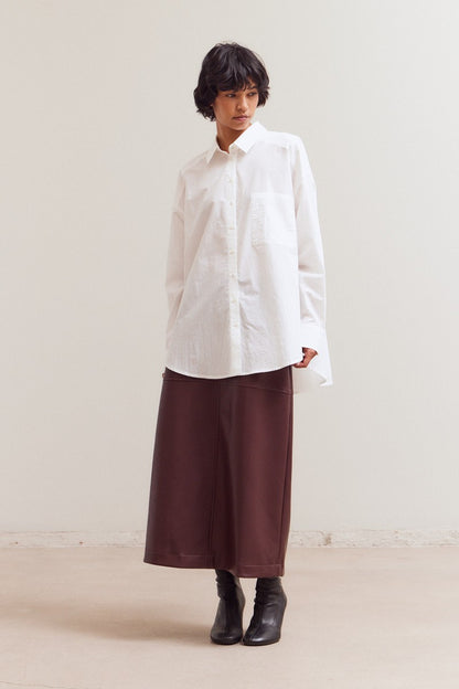 Oversized Button Up | Off White