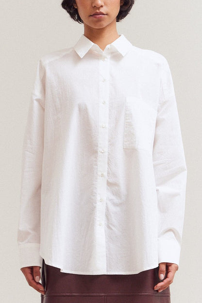 Oversized Button Up | Off White