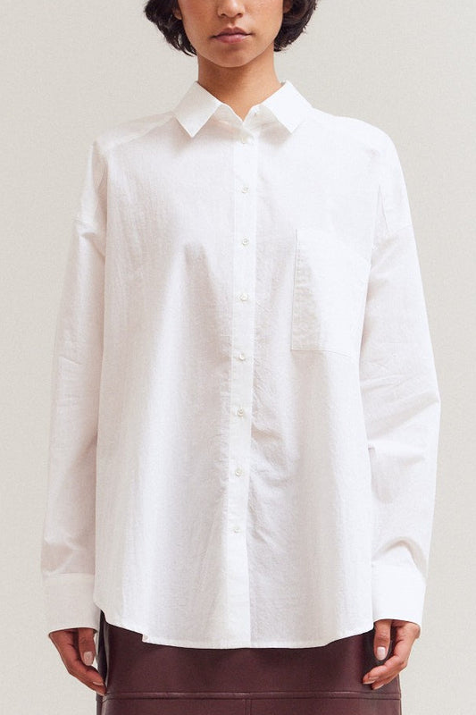 Oversized Button Up | Off White