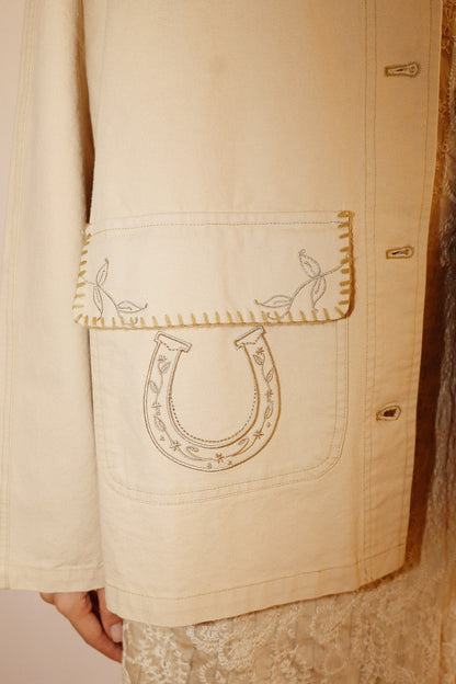Rodeo Princess Embroidered Shacket