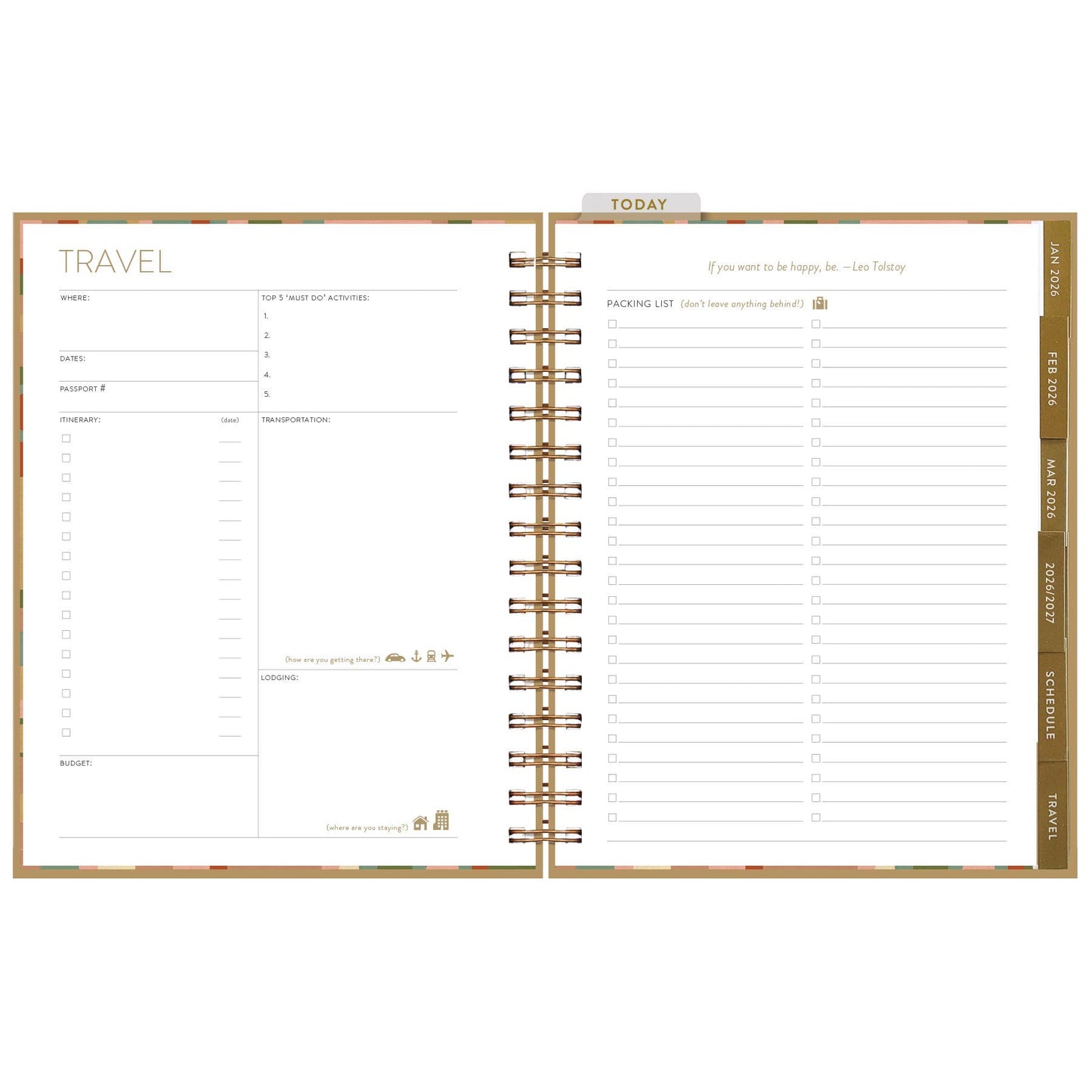 2026 Sweet Days Vase 12 Month Planner