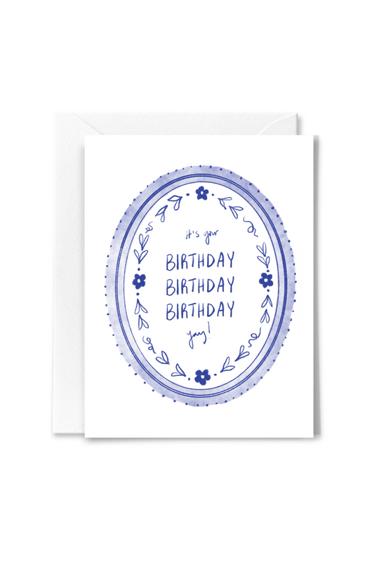 Birthday Birthday Birthday Card