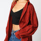 Scarlet Striped Overshirt