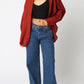 Scarlet Striped Overshirt