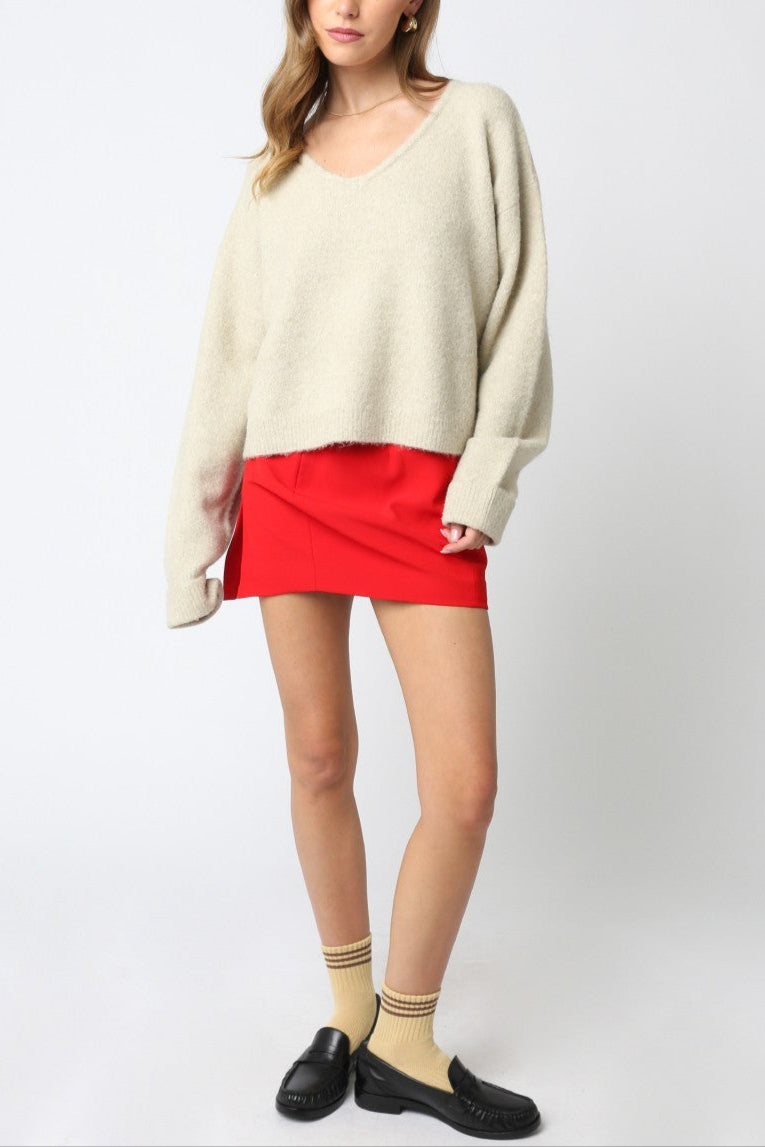 Easy Going Pullover | Oatmeal