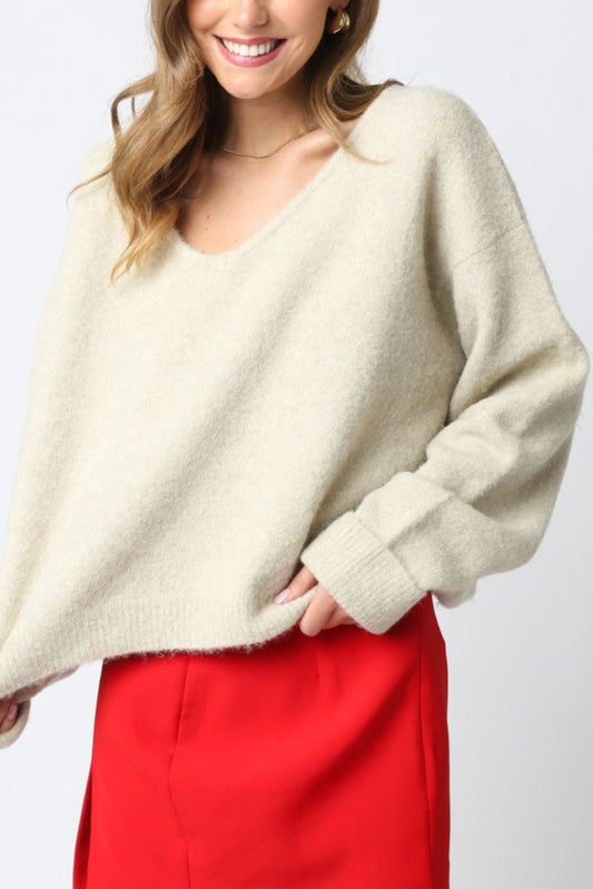 Easy Going Pullover | Oatmeal