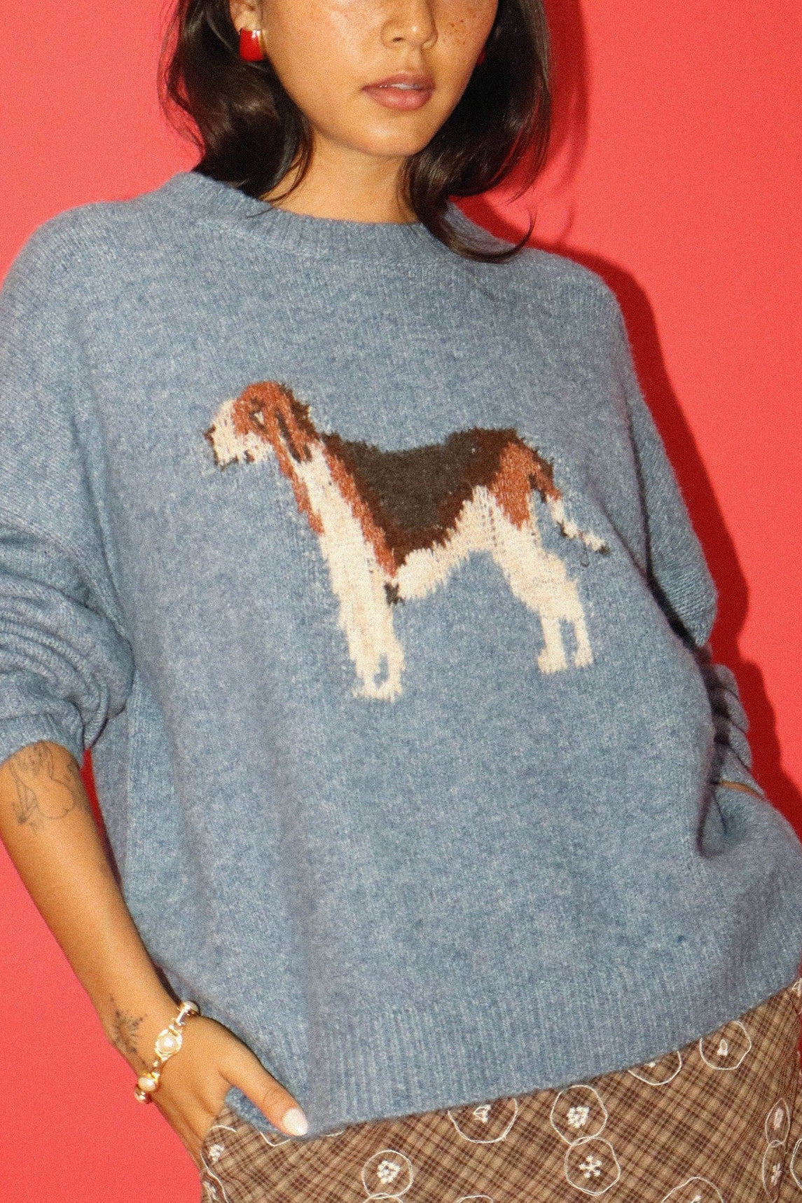 Nothin' But A Hound Dog Sweater