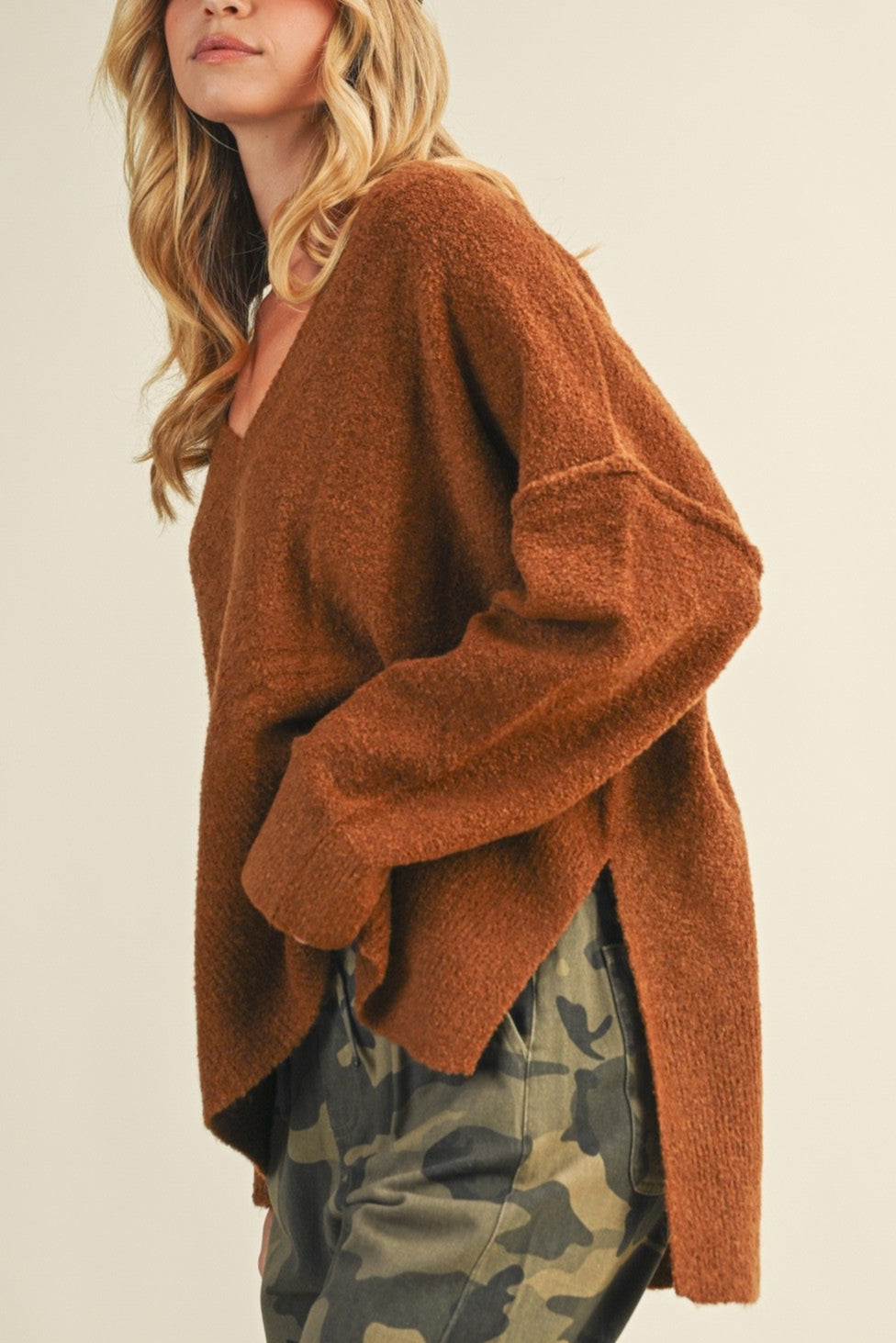 Wooly Love Ya Sweater | Camel