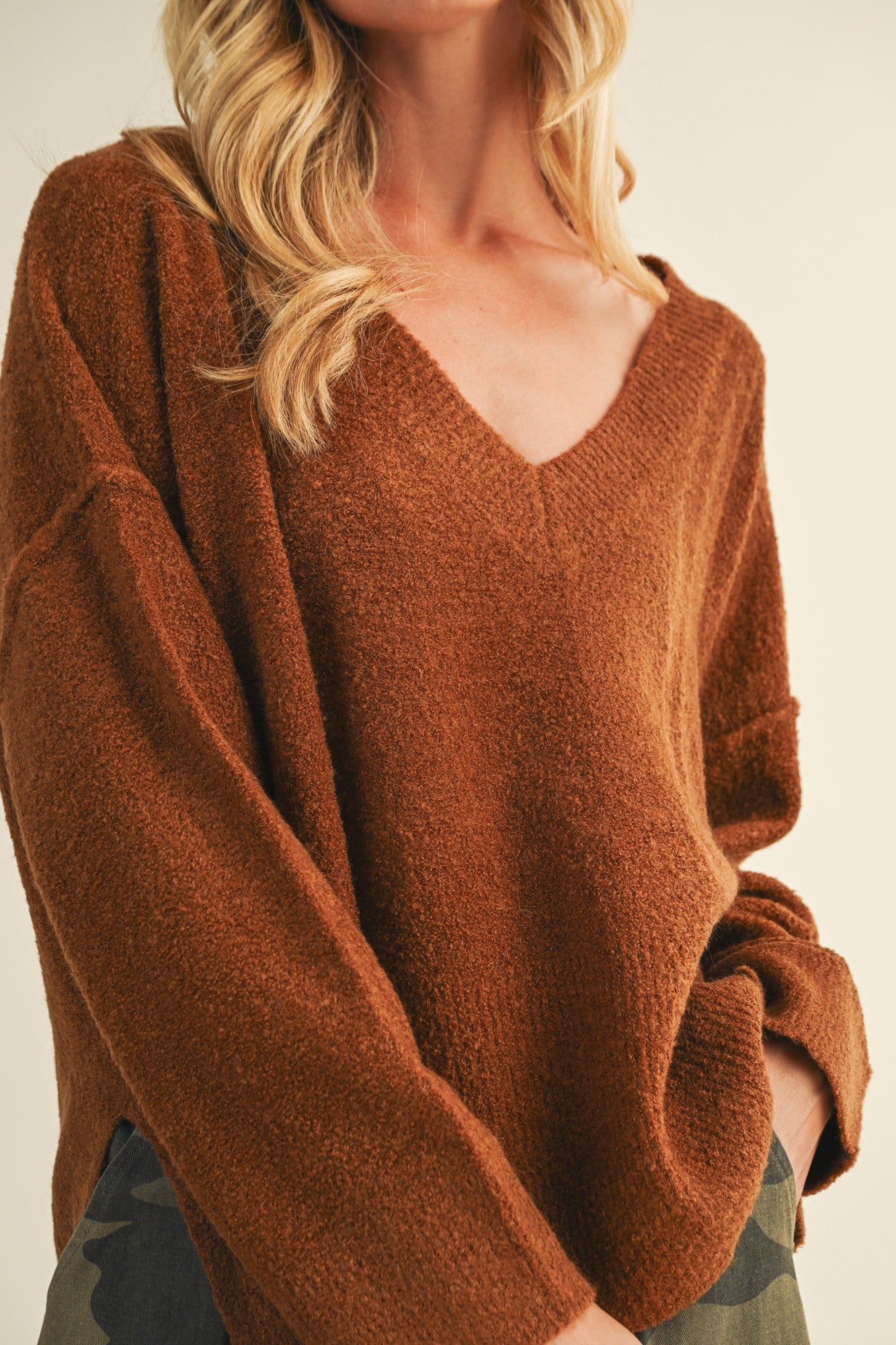 Wooly Love Ya Sweater | Camel