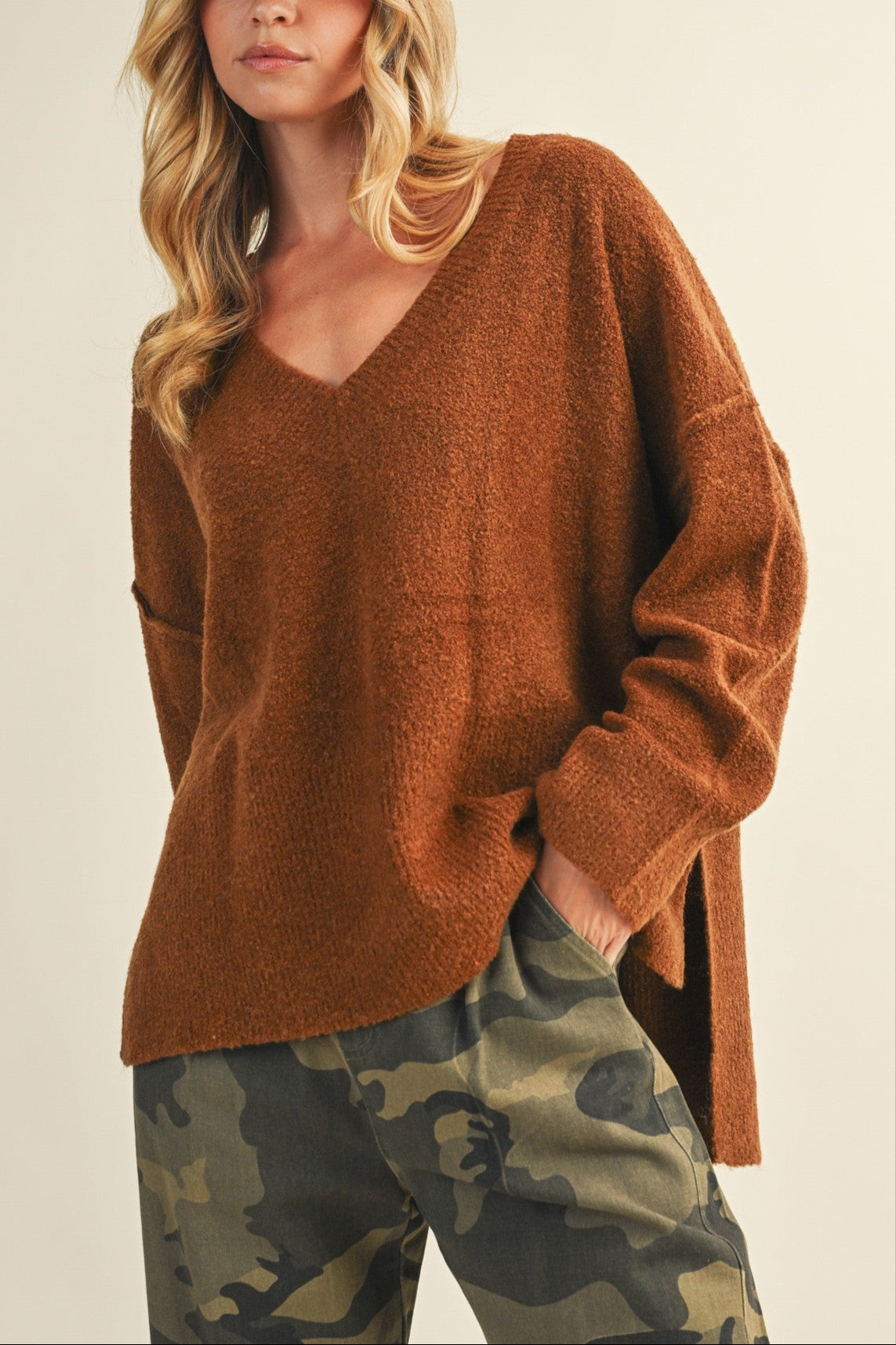 Wooly Love Ya Sweater | Camel
