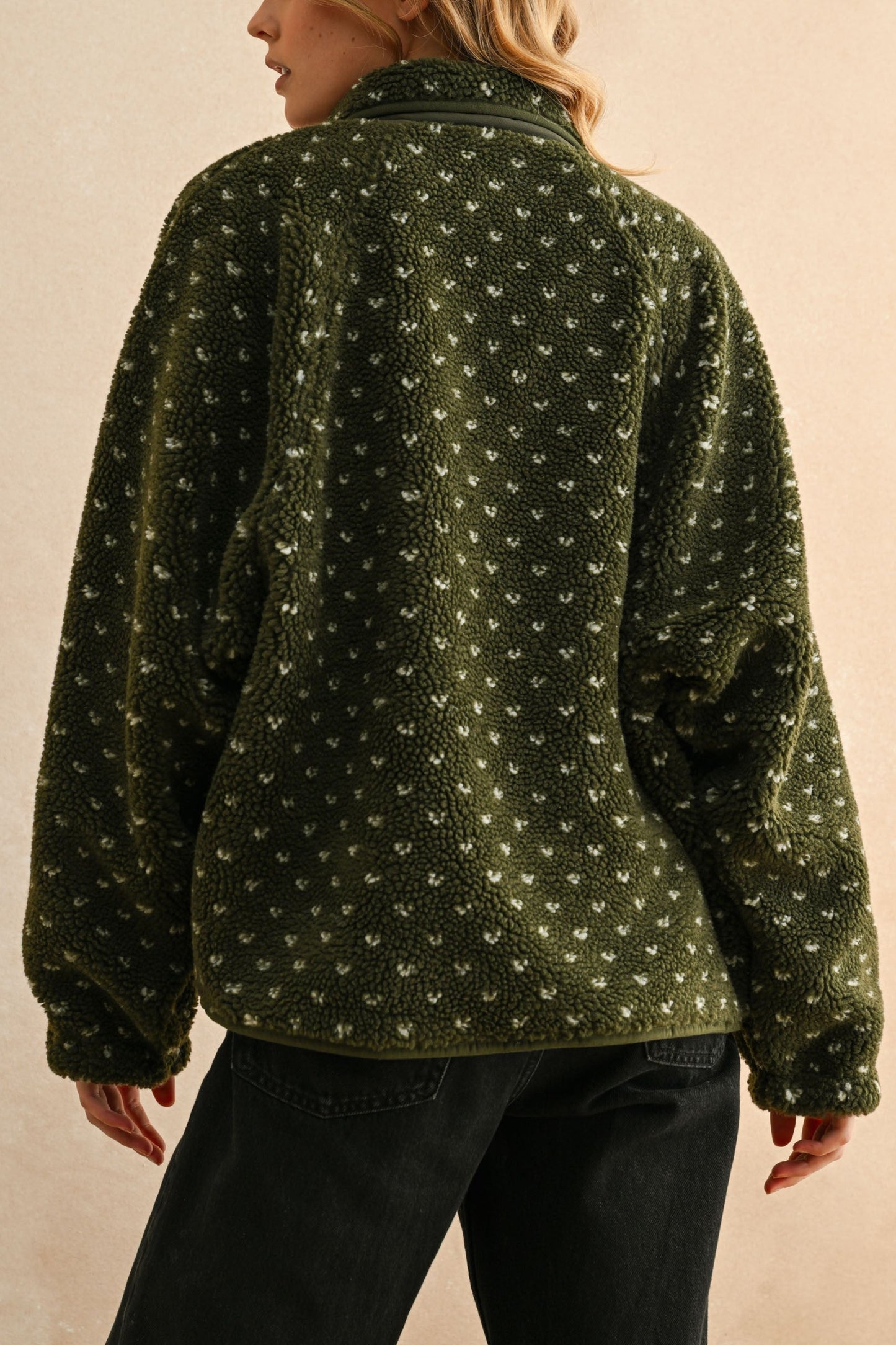 Everyday Sherpa Jacket | Olive + Stone