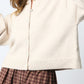Lina Basic Cardigan | Ecru