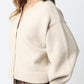 Lina Basic Cardigan | Ecru