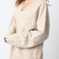 Bonfire Oversized Sweater | Light Taupe
