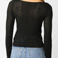 Lightweight Knit Top | Black