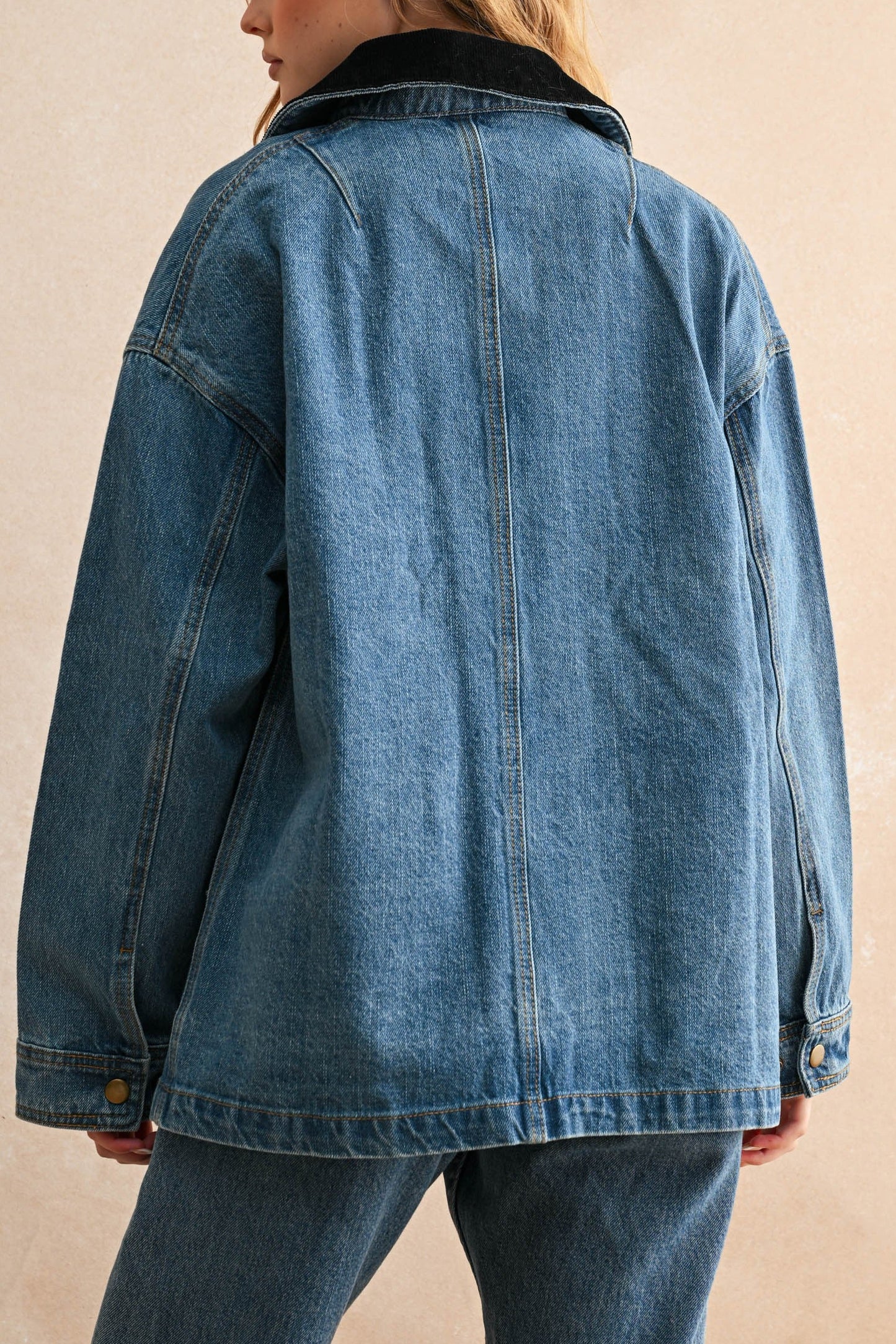 Easy Does It Denim Chore Jacket