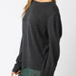 Emma Knit Sweater | Charcoal