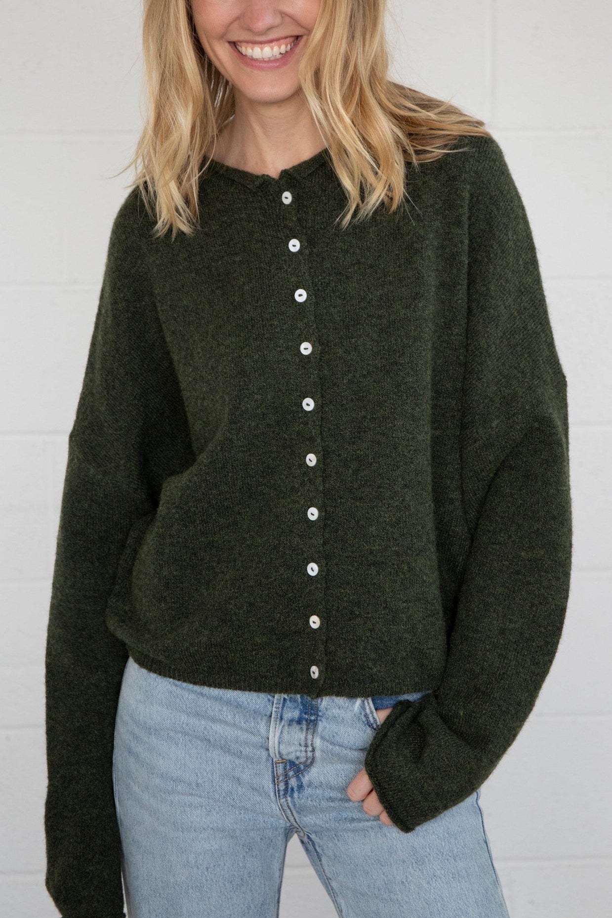 Piper Cardigan | Hunter Green