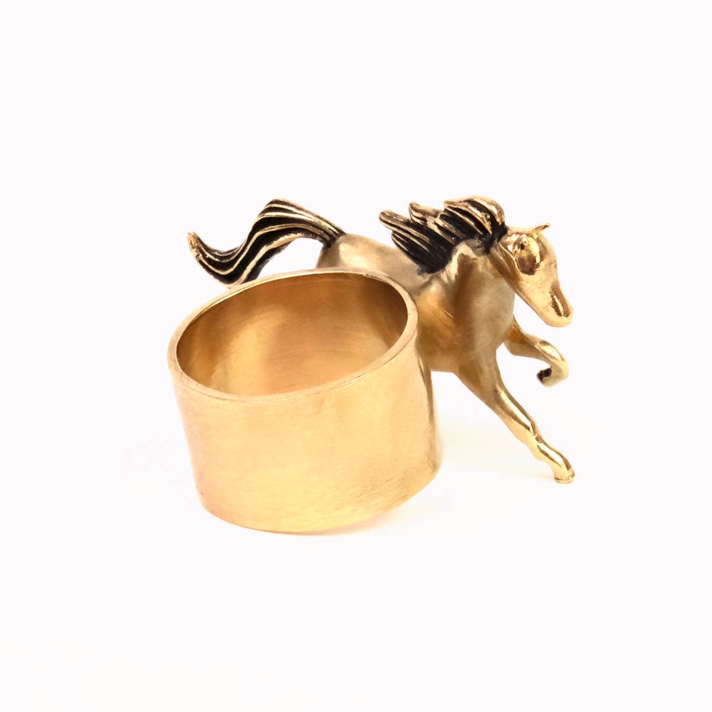 Brass Bandana Slide | Horses