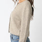 Ryanne Basic Cardigan | Taupe