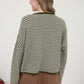 Striped Cardigan | Olive