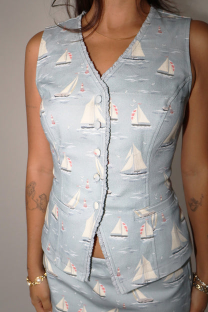 Hey Sailor Vest Top