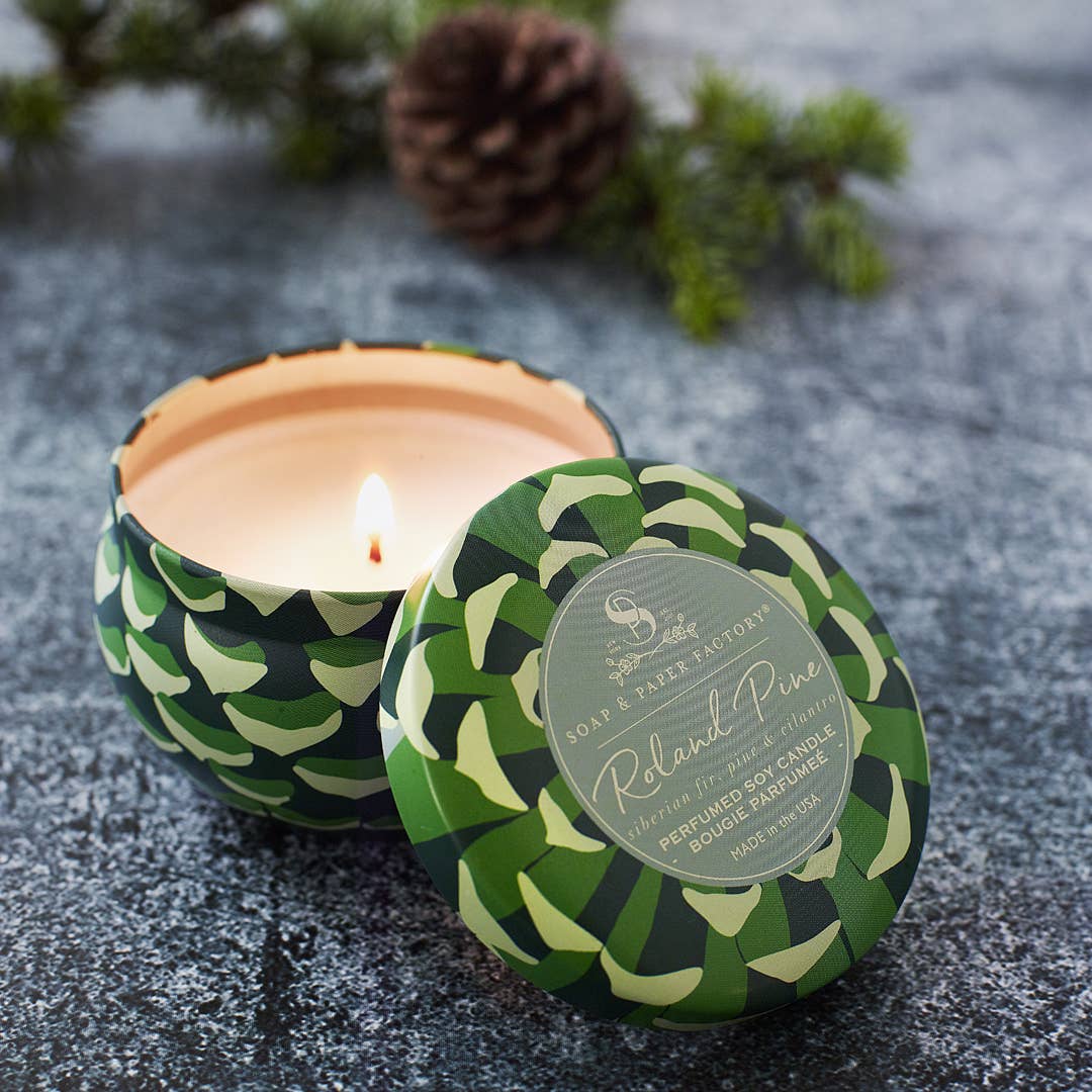 Roland Pine Tin Candle | Small