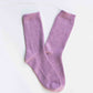 Wool Cashmere Blend Socks | Lilac