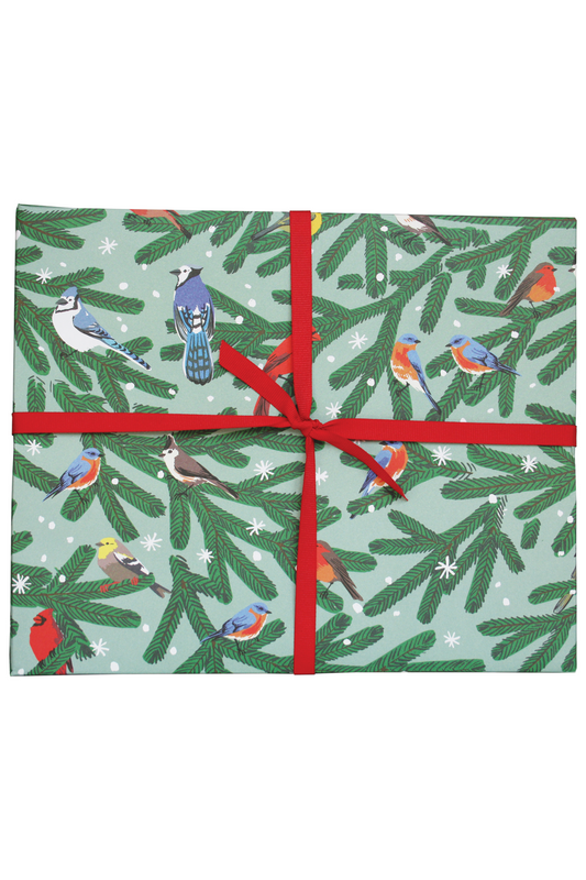 Winter Songbirds Wrapping Paper