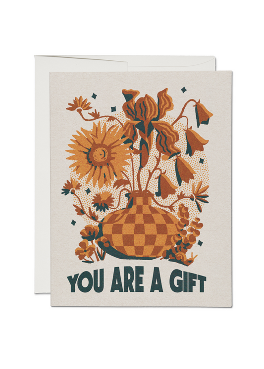 Gift of Flowers Friendship Card