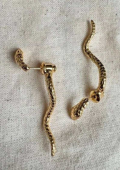 Cleo Serpent Earrings