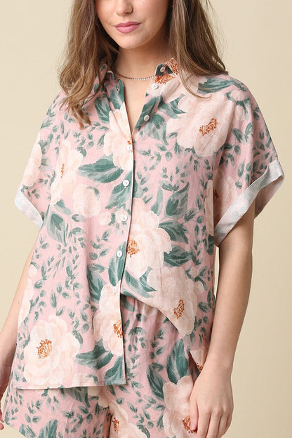 Garden Party Oversized Shirt