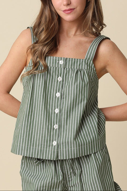 Fern Stripe Top