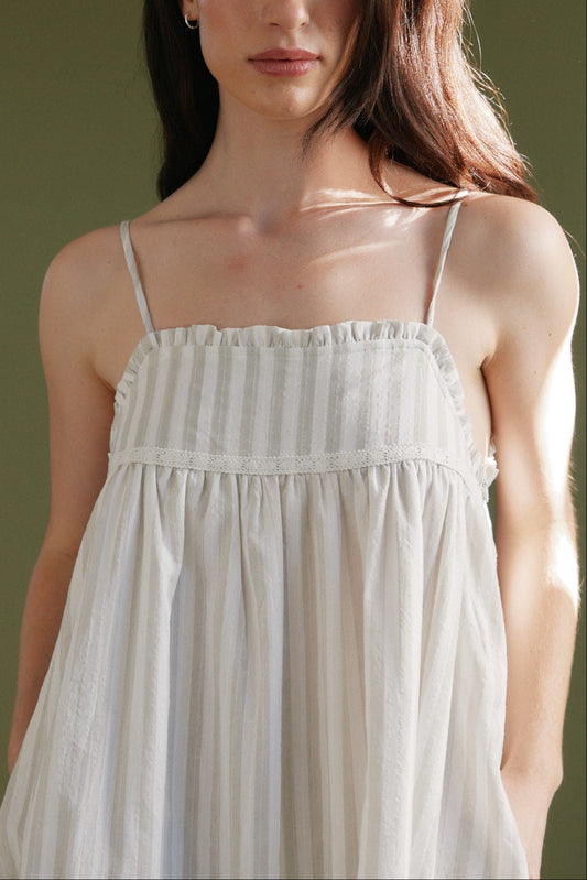 Fiona Stripe Midi Dress