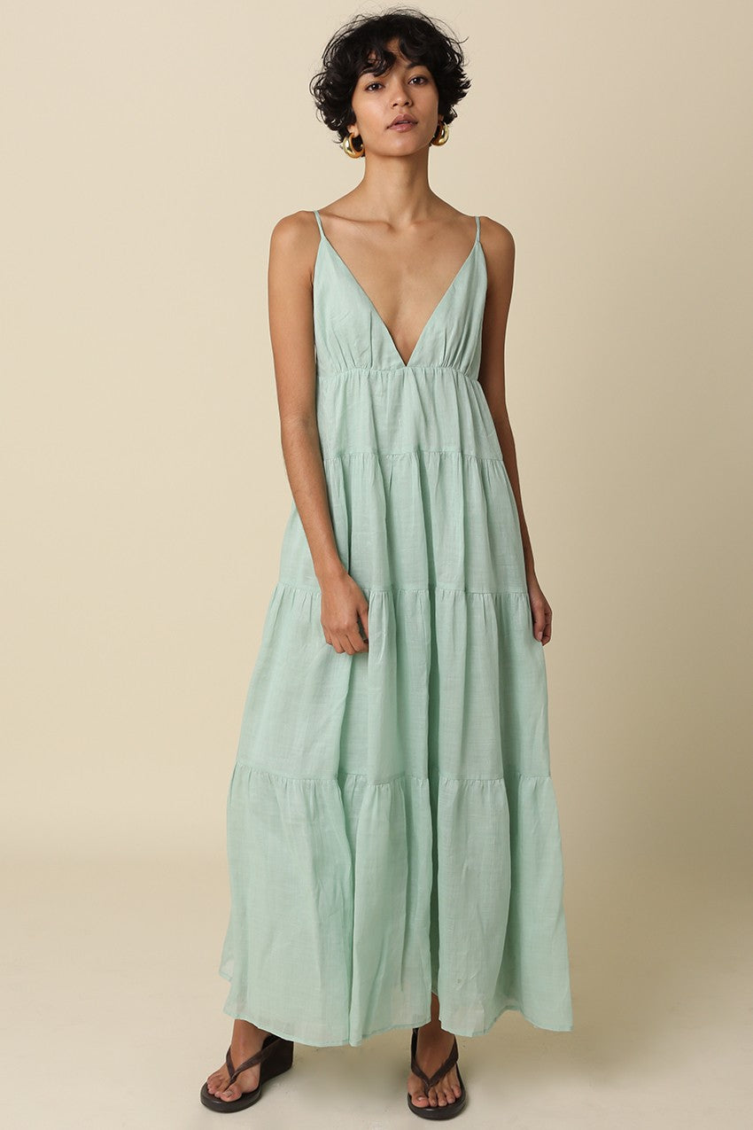 Amalfi Open Back Maxi Dress
