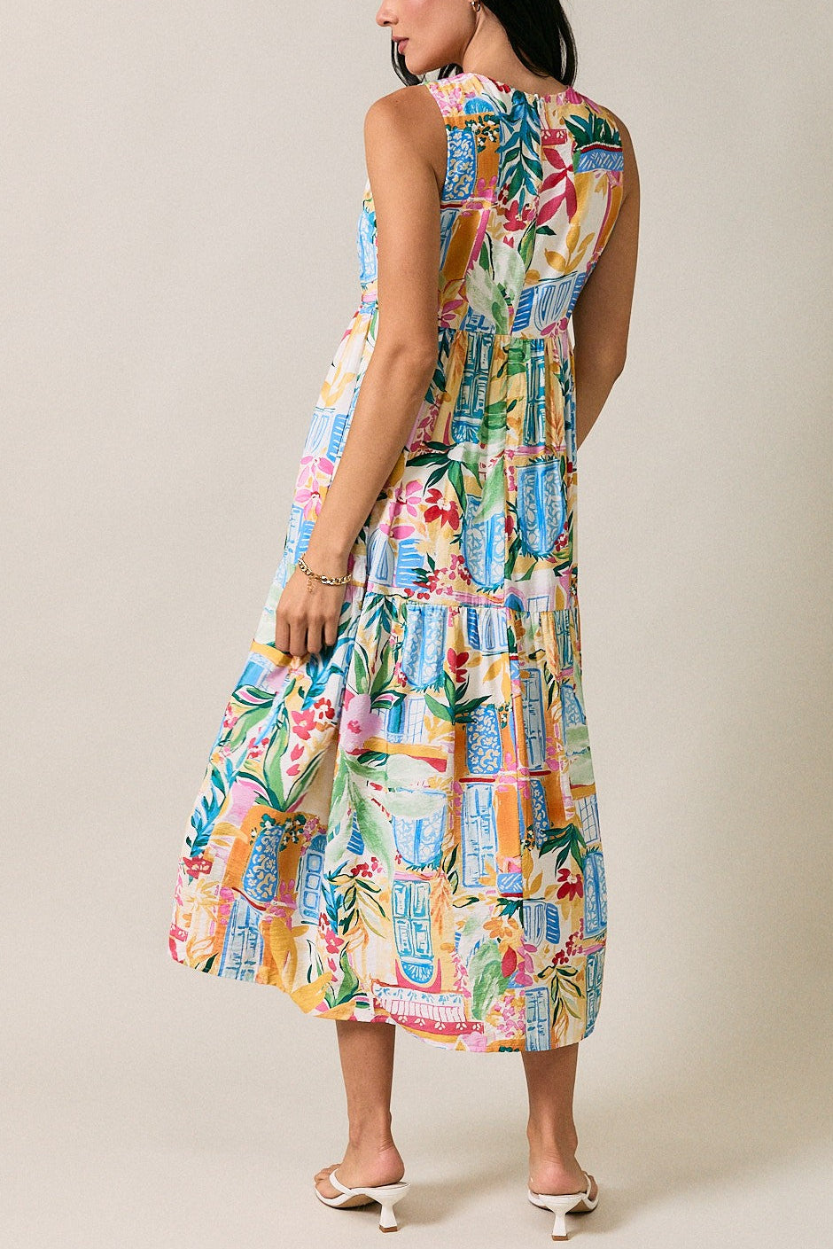 Mediterranean Daydream Midi Dress