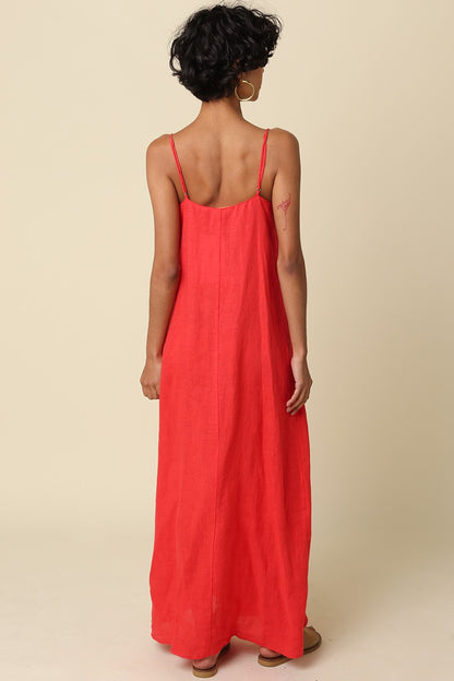 Hard Launch Maxi Dress | Red