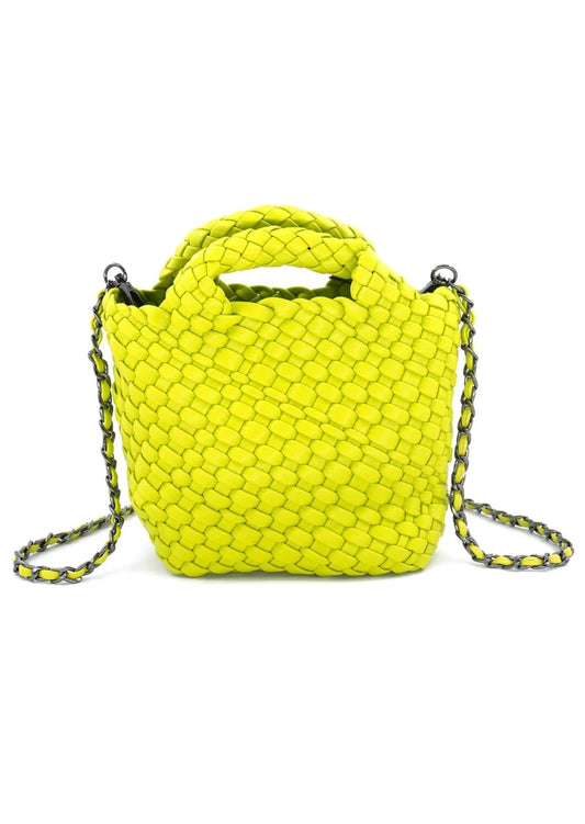 Braided Mini Bag | Lime
