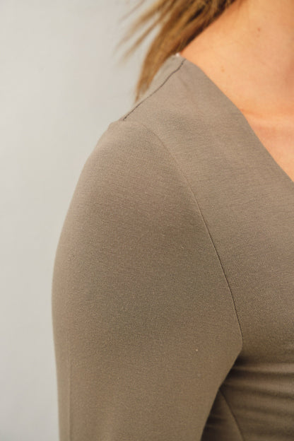 So Soft Basic Top | Burnt Olive