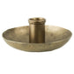 Saucer Taper Holder | Brass