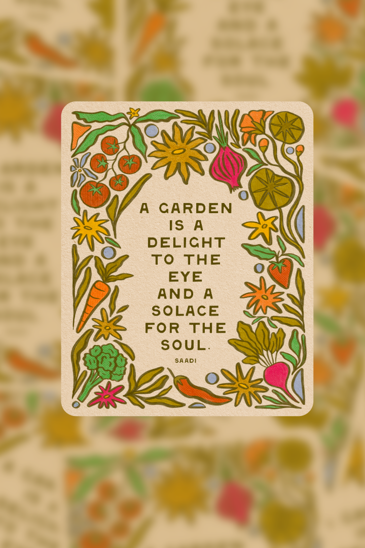 Garden Delight Sticker